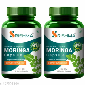 Srishma Ayurvedic Moringa Capsule | Pack of 2| | 2x60 Capsules |